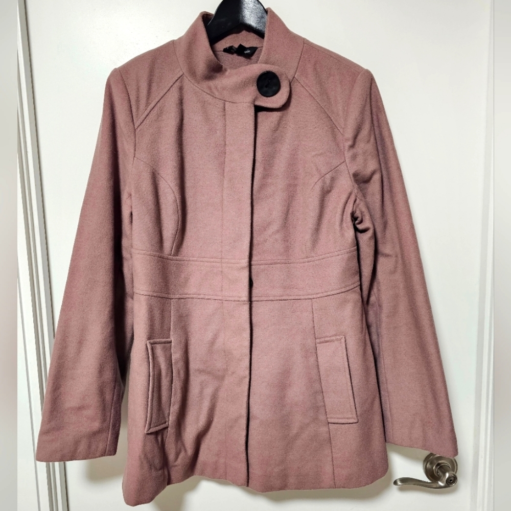 Le Chateau Pink Wool coat - sz Med